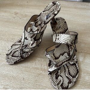 Vince Camuto Snake Kitten Heels